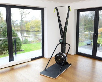 Product shot of a SkiErg cardio machine