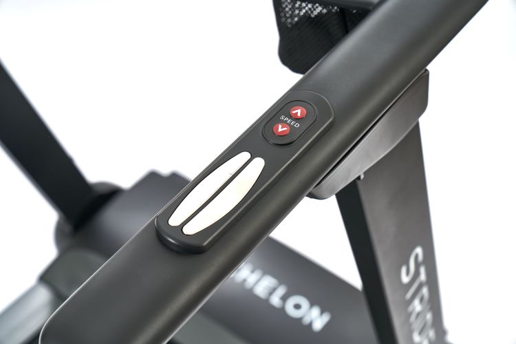 A view of the controls on the Echelon Stride treadmill