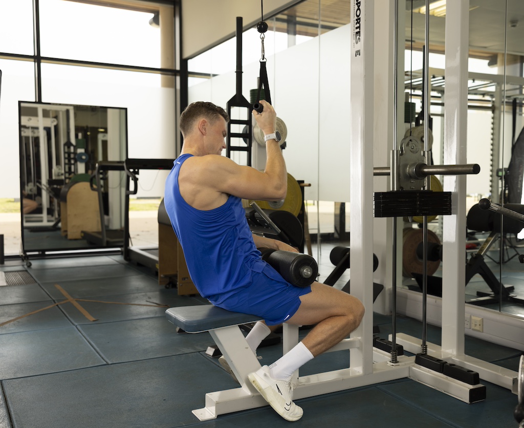 Lat pulldown exercise