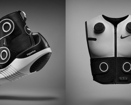 Nike and Hyperice boot and vest