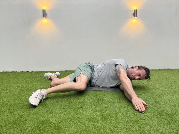 side lying windmill demonstration