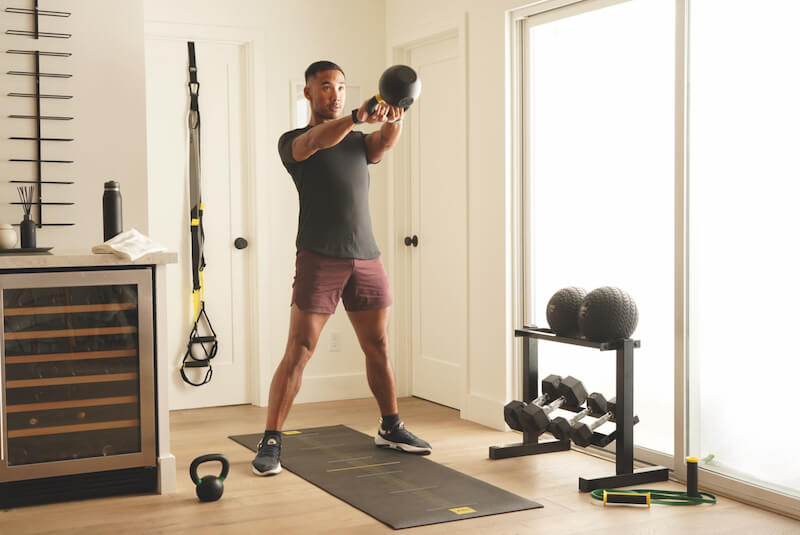 trx rubber coated kettlebell