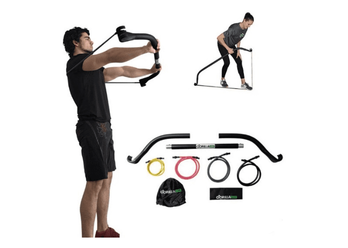 Product shot of the Gorilla Bow Travel in use